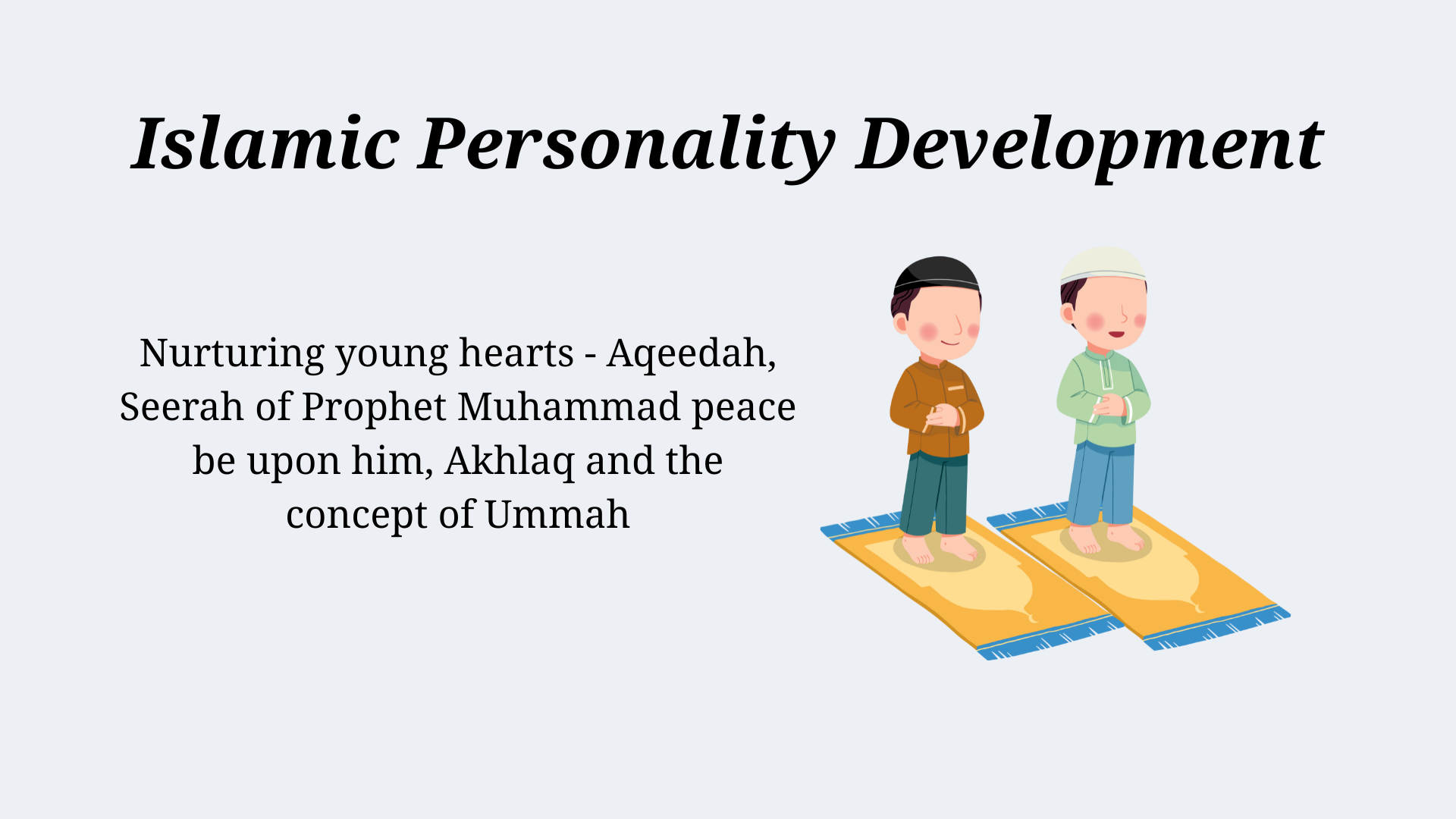 Islamic Personality Development